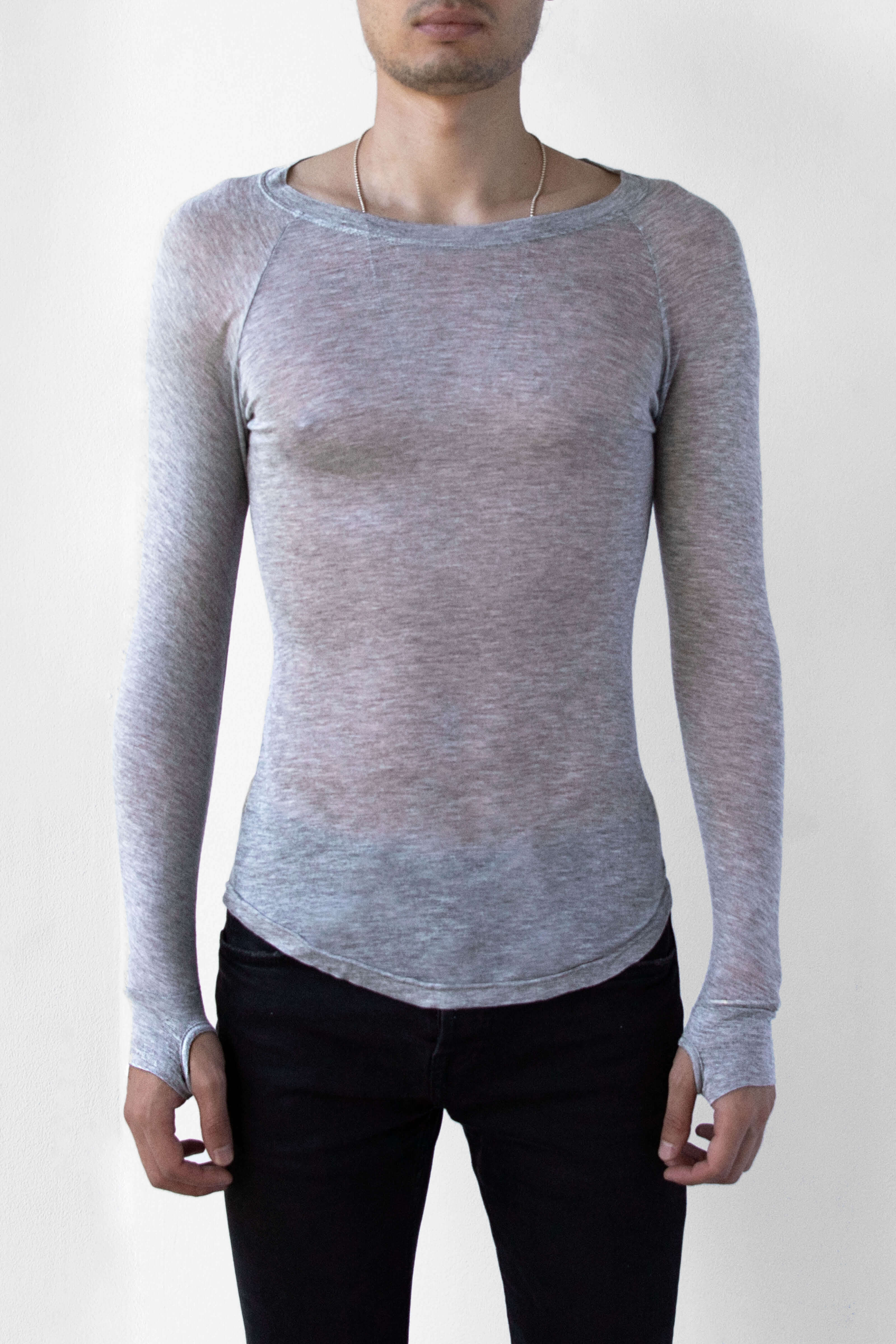 BEAU AIR LONG SLEEVE - SMOKE