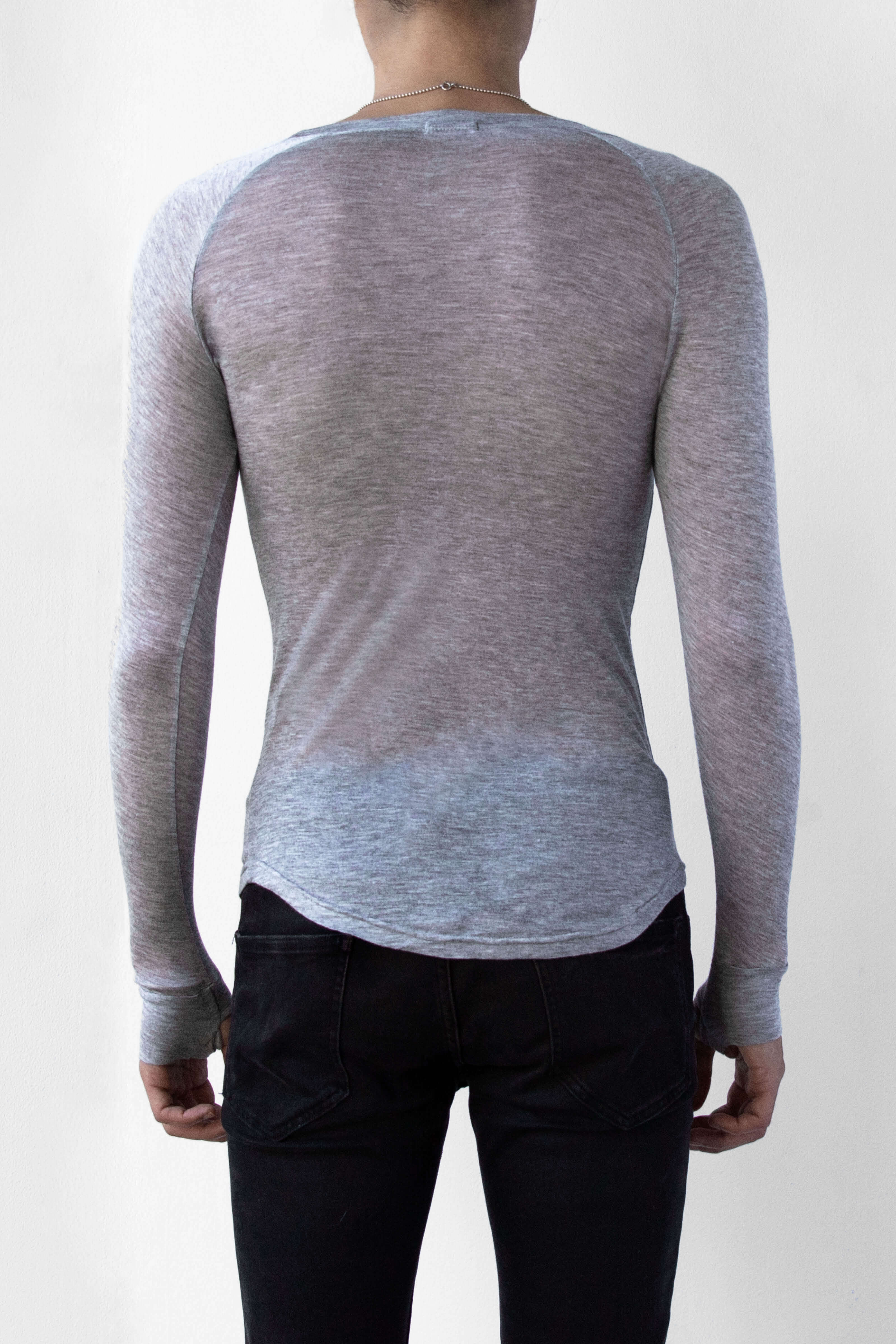BEAU AIR LONG SLEEVE - SMOKE