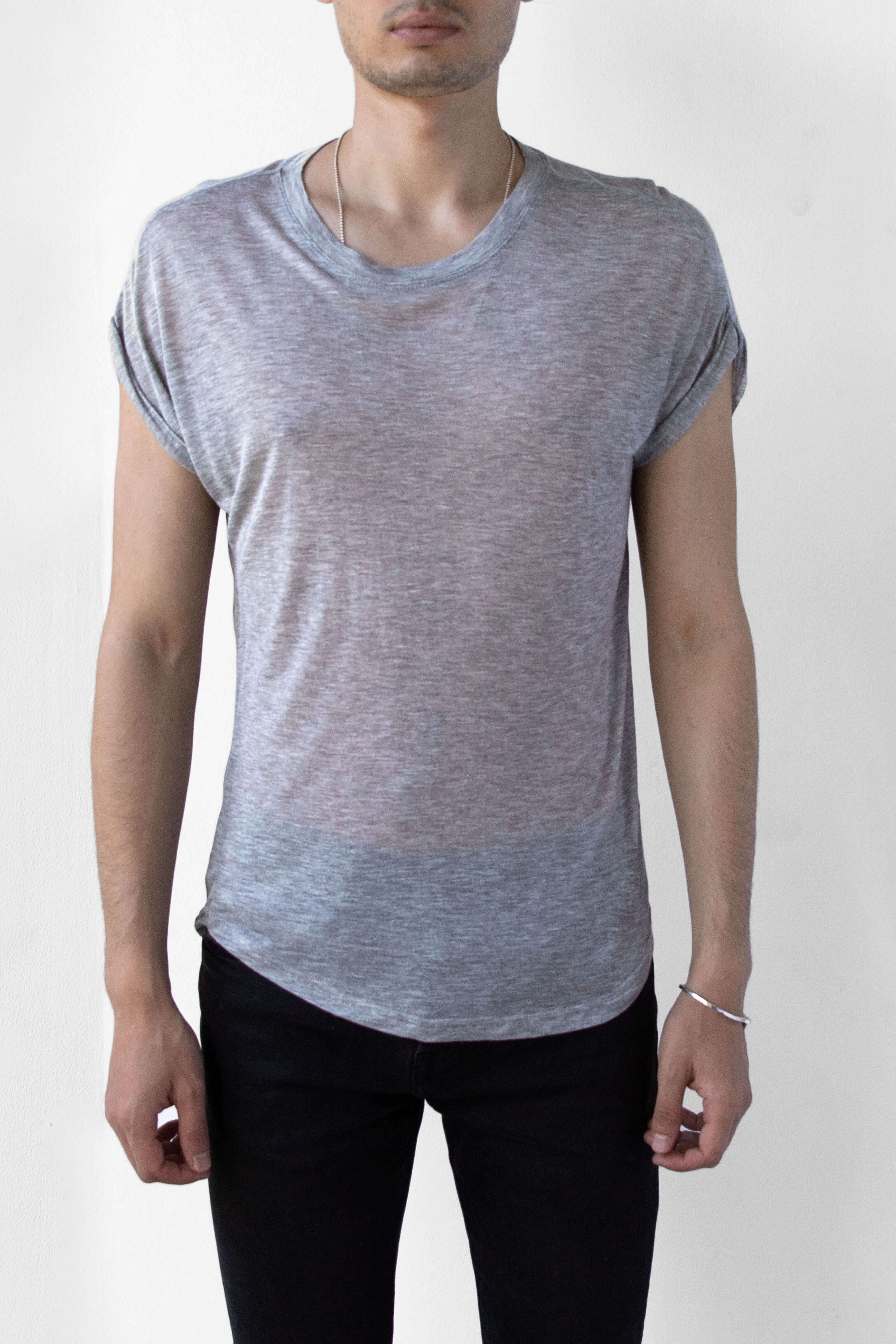 BEAU AIR T-SHIRT- SMOKE