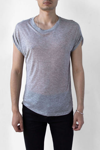 BEAU AIR T-SHIRT- SMOKE