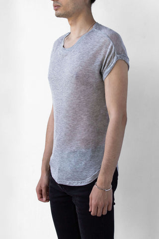 BEAU AIR T-SHIRT- SMOKE