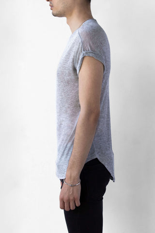 BEAU AIR T-SHIRT- SMOKE