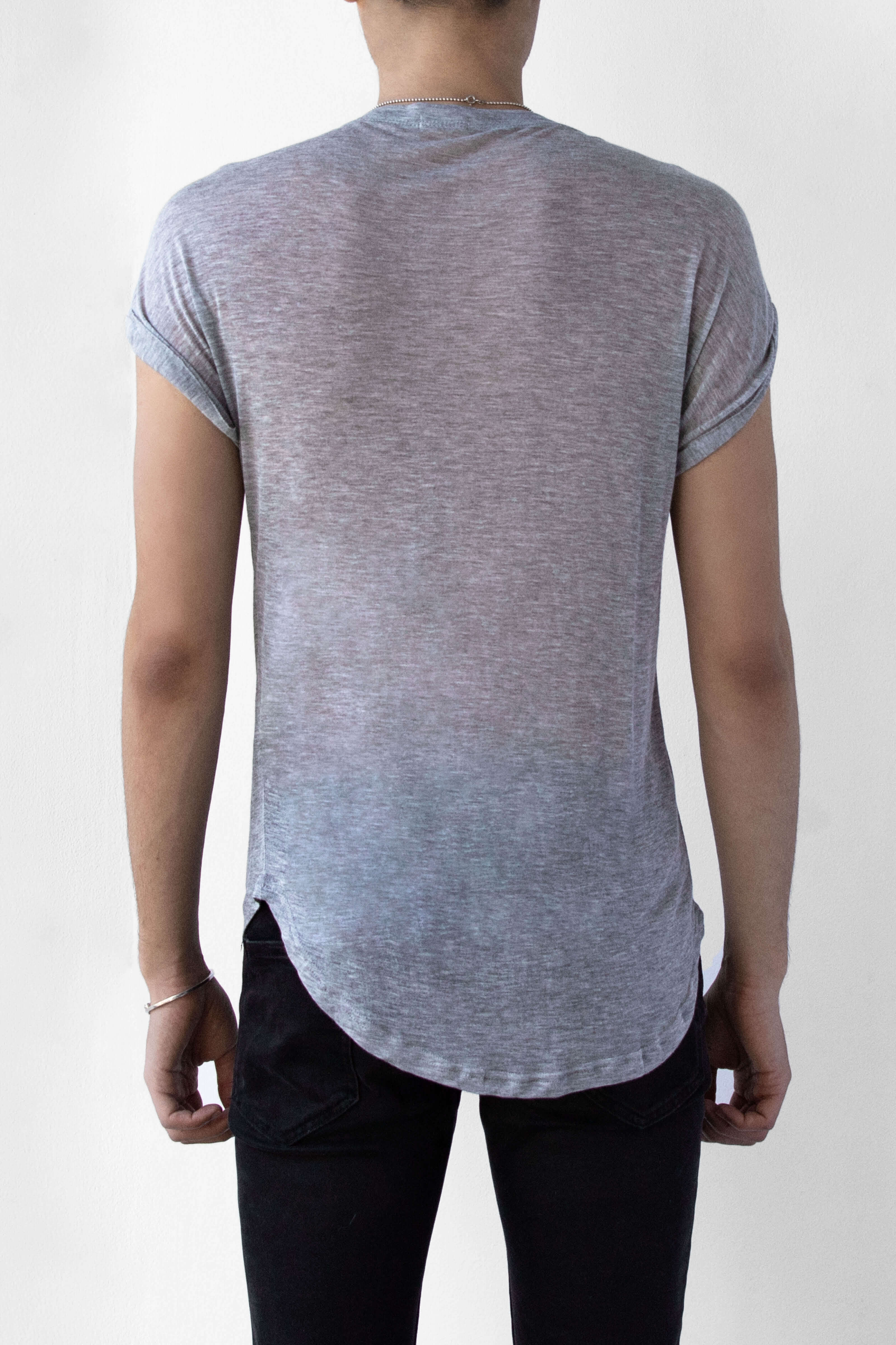 BEAU AIR T-SHIRT- SMOKE